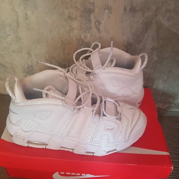 Triple white uptempos - Picture 1 of 4